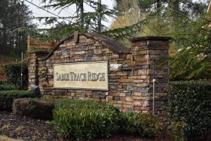 Sable Trace Ridge community entrance sign