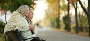 Couple in park in Serenity community